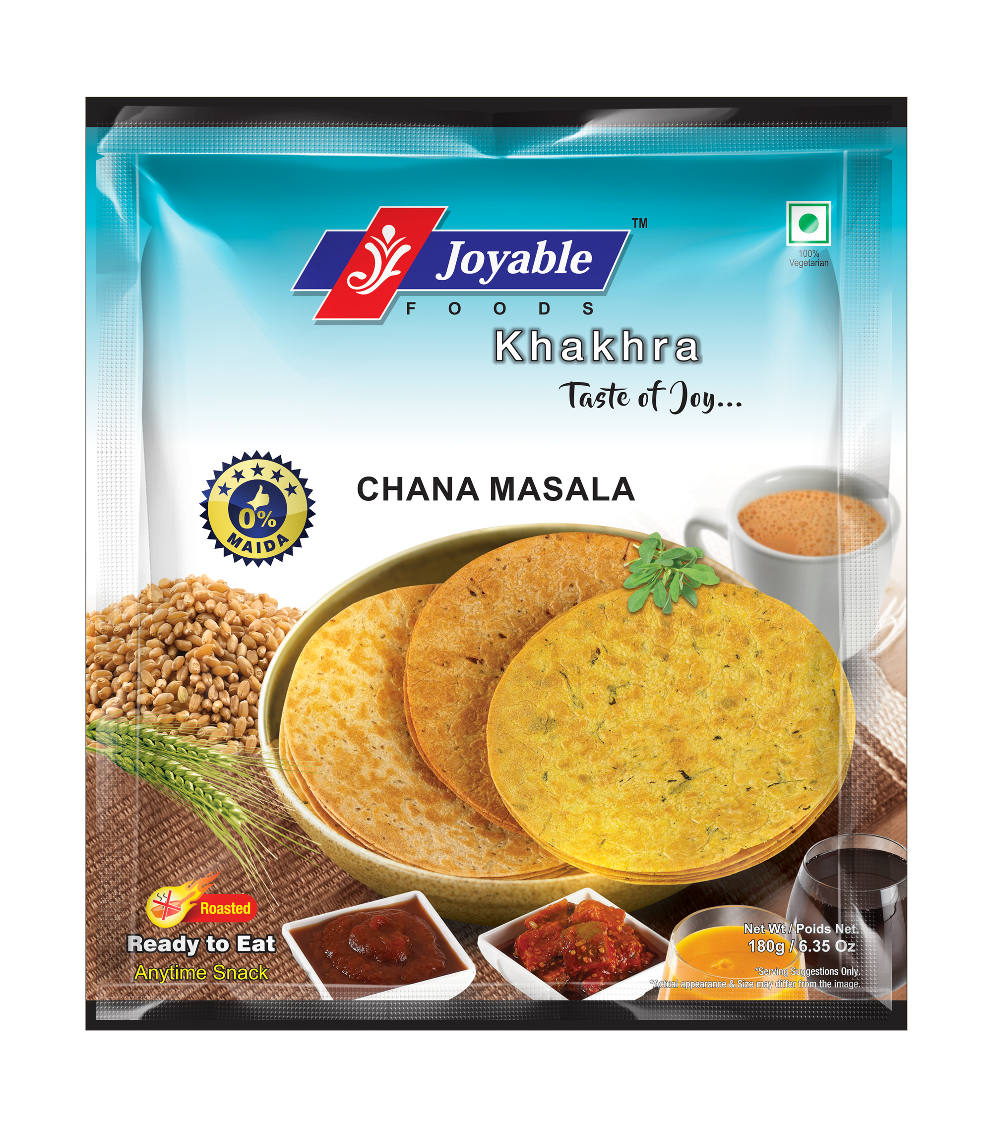 Channa Masala (Gram) Khakhra