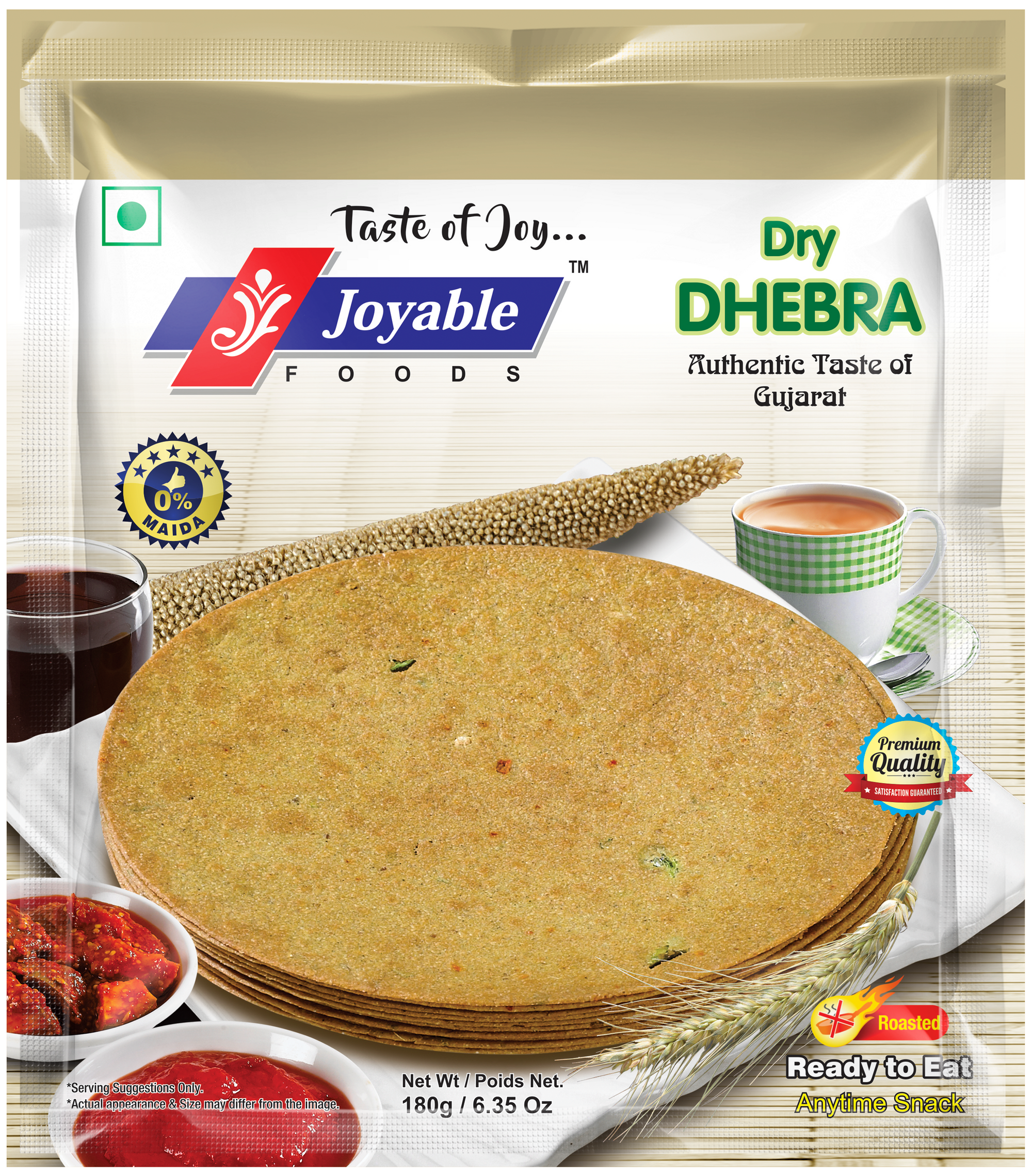 Dry Dhebra Khakhra
