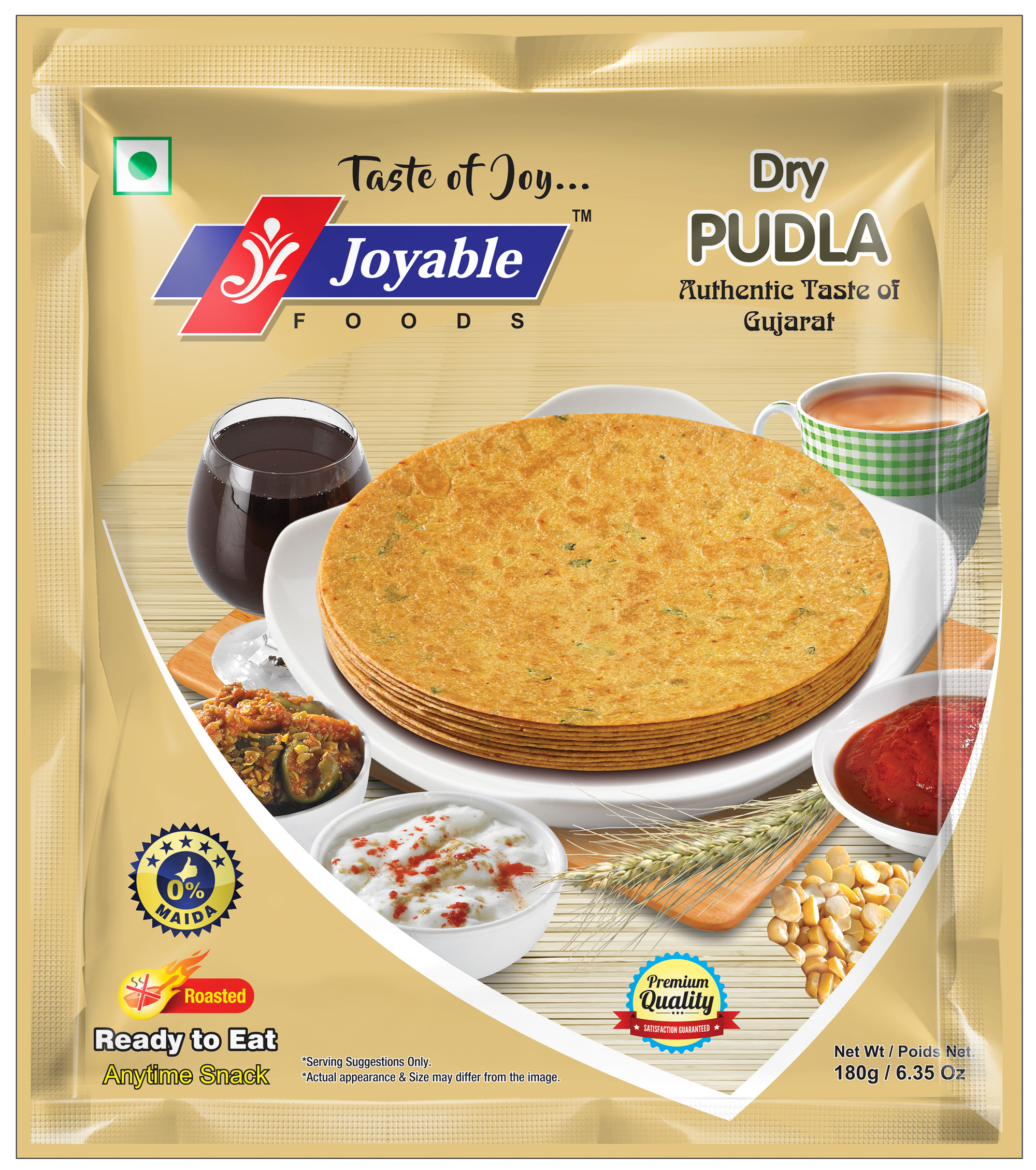Dry pudla  Khakhra