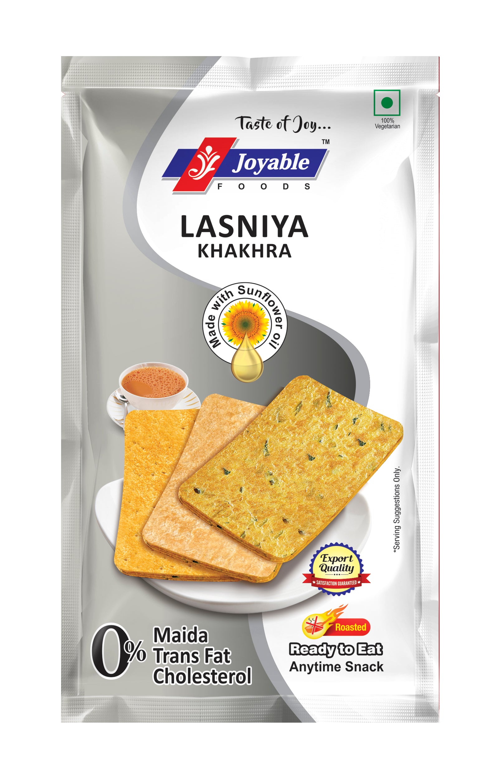 Lasaniya  Khakhra Sunflower Oil
