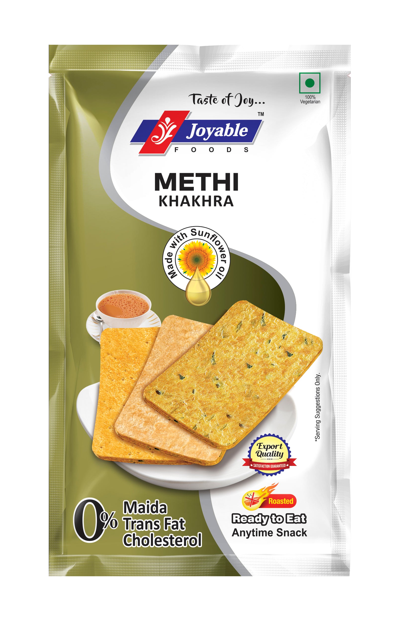 Methi  Khakhra Sunflower Oil