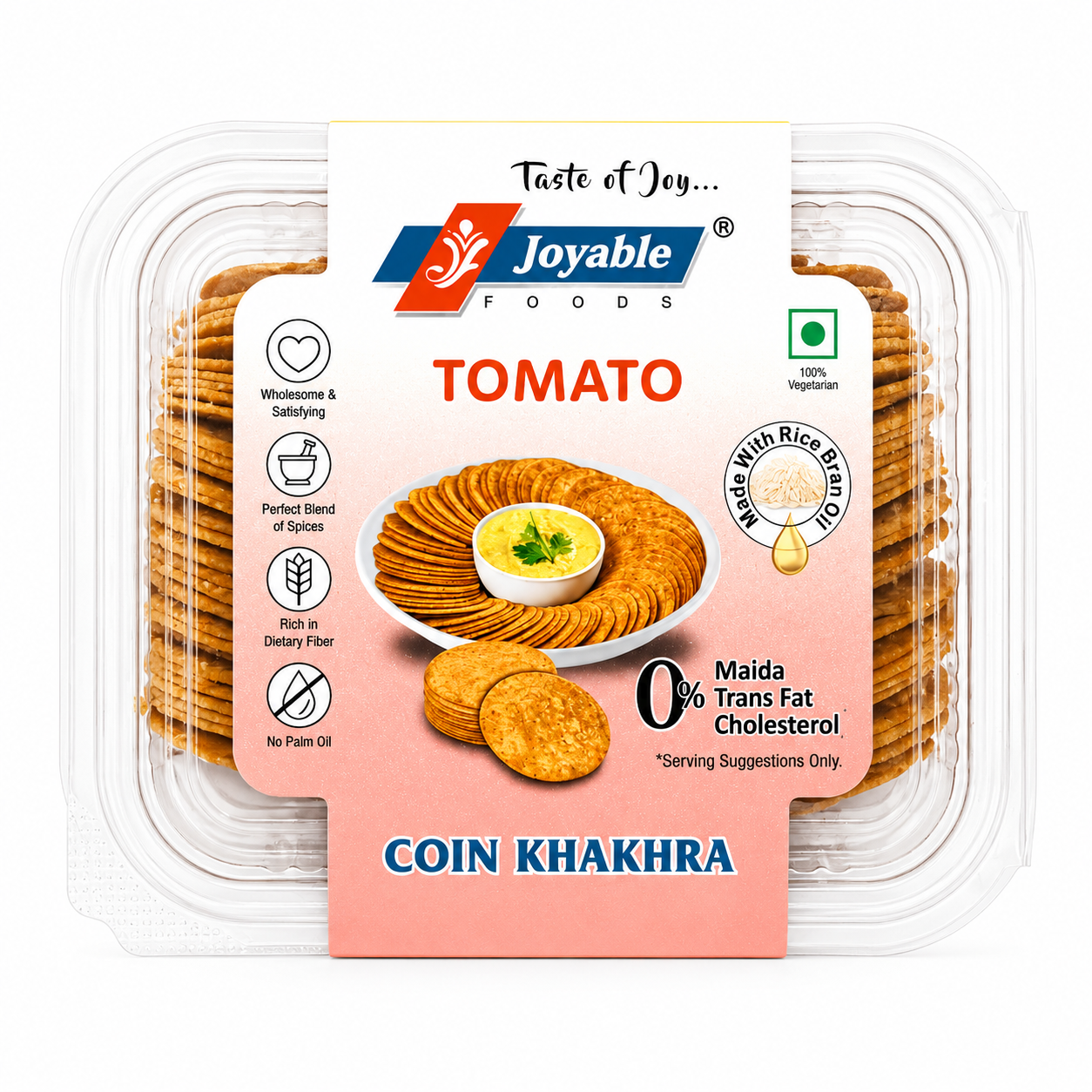 Tomato Coin Khakhra