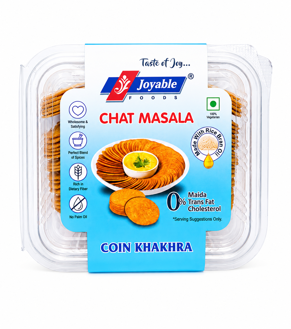 Chat Masala Coin Khakhra