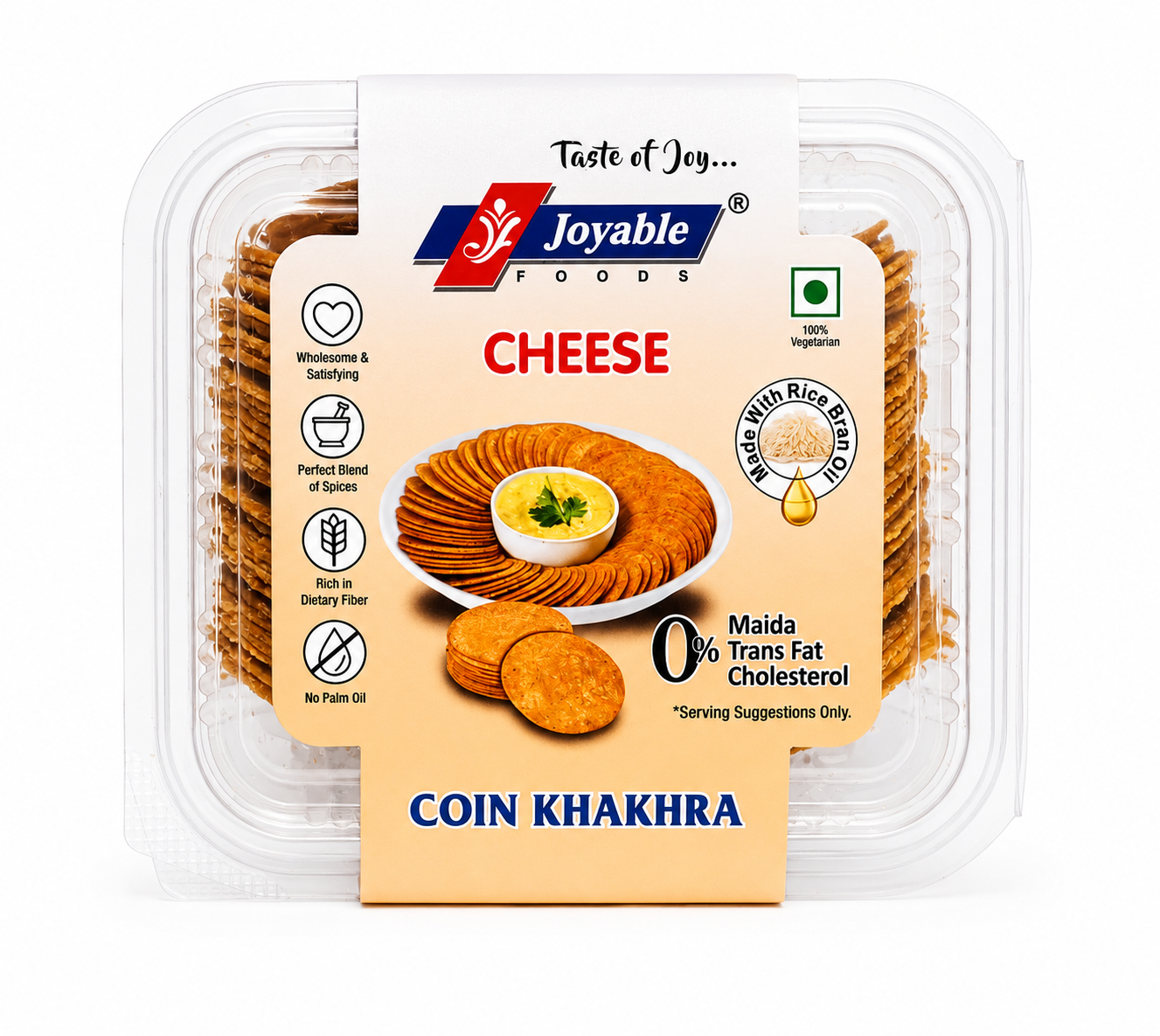 Cheese Coin Khakhra