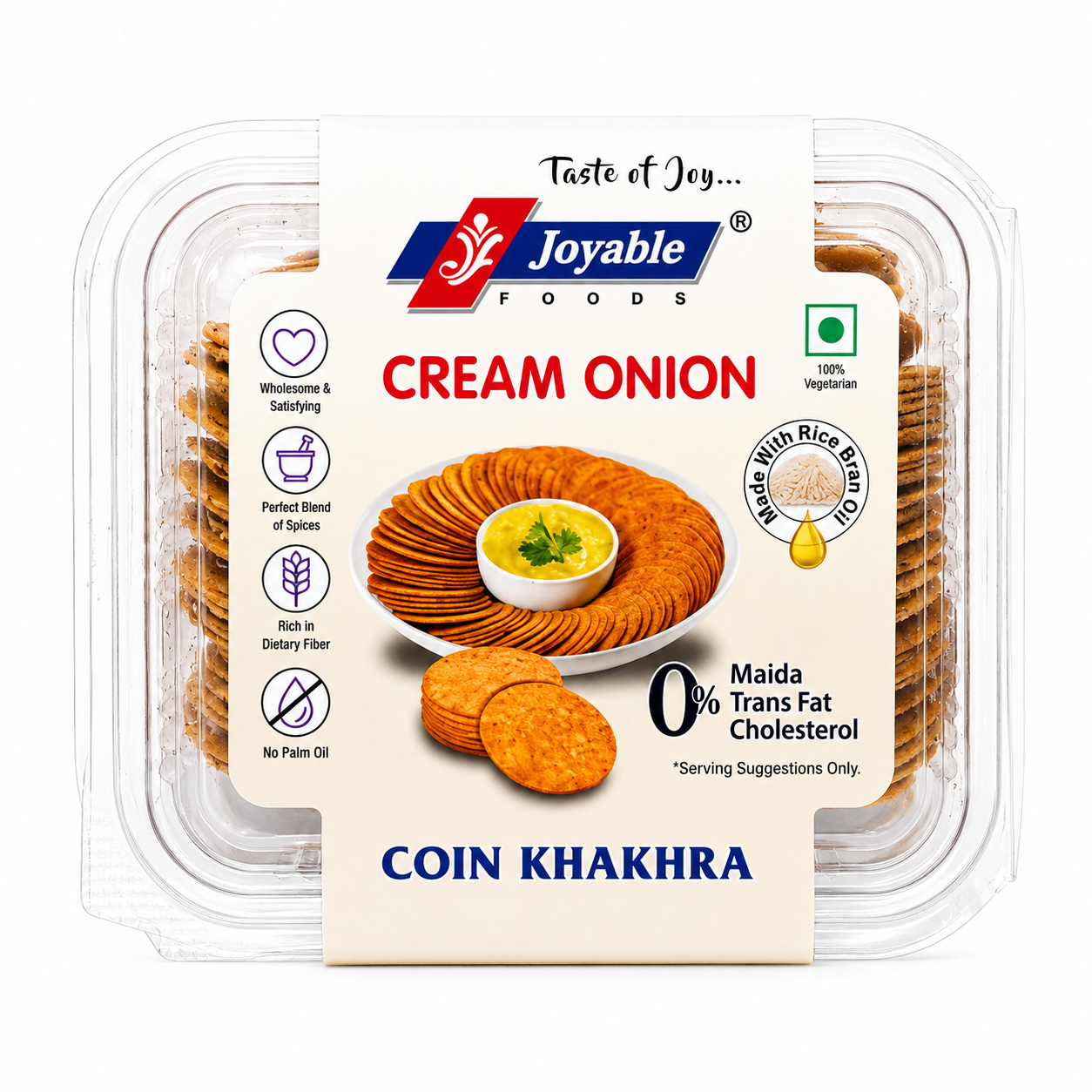 Cream Onion Cion Khakhra