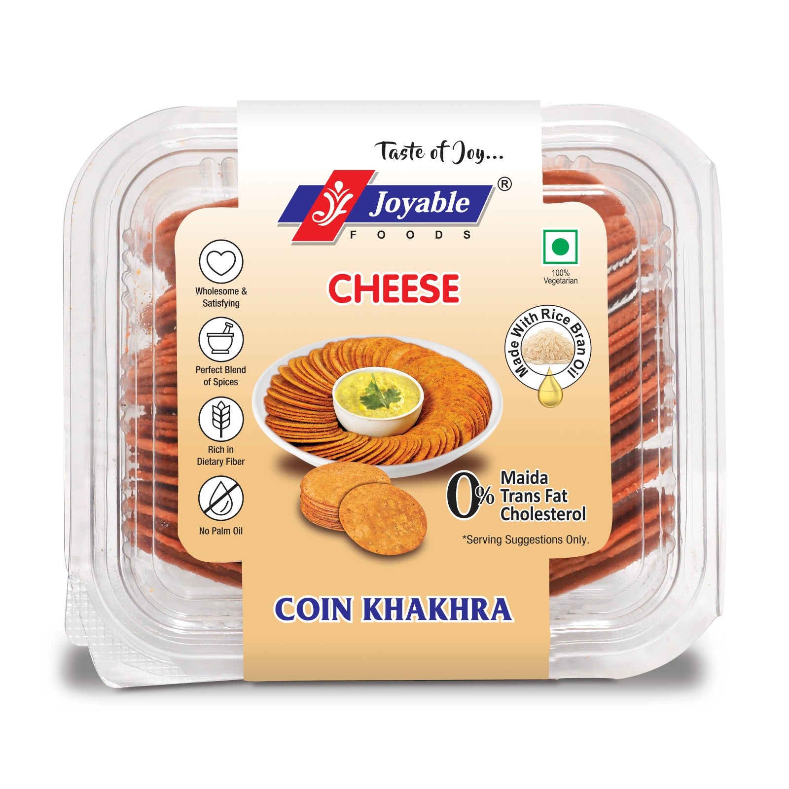 Cheese Coin Khakhra