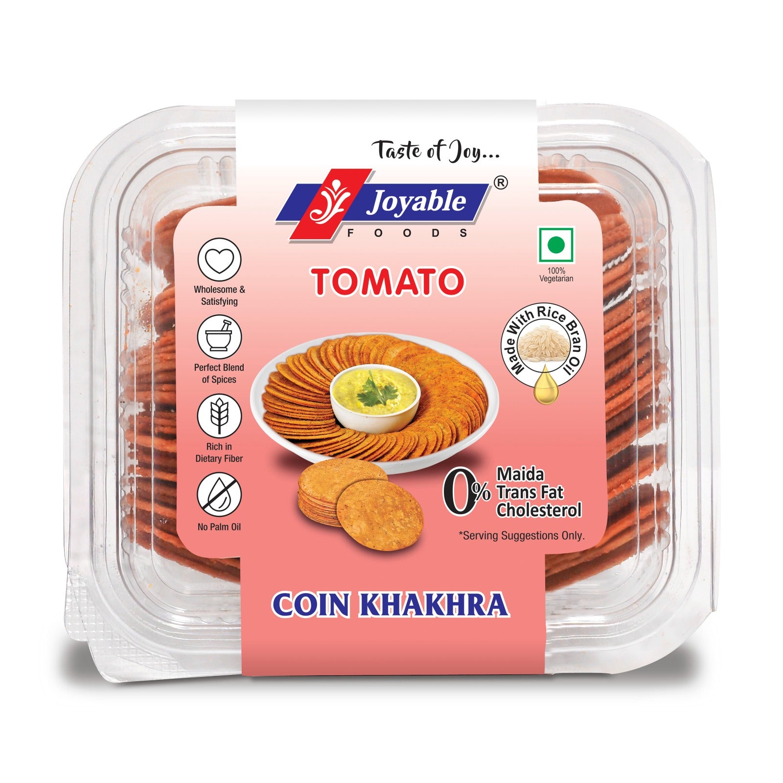Tomato Coin Khakhra