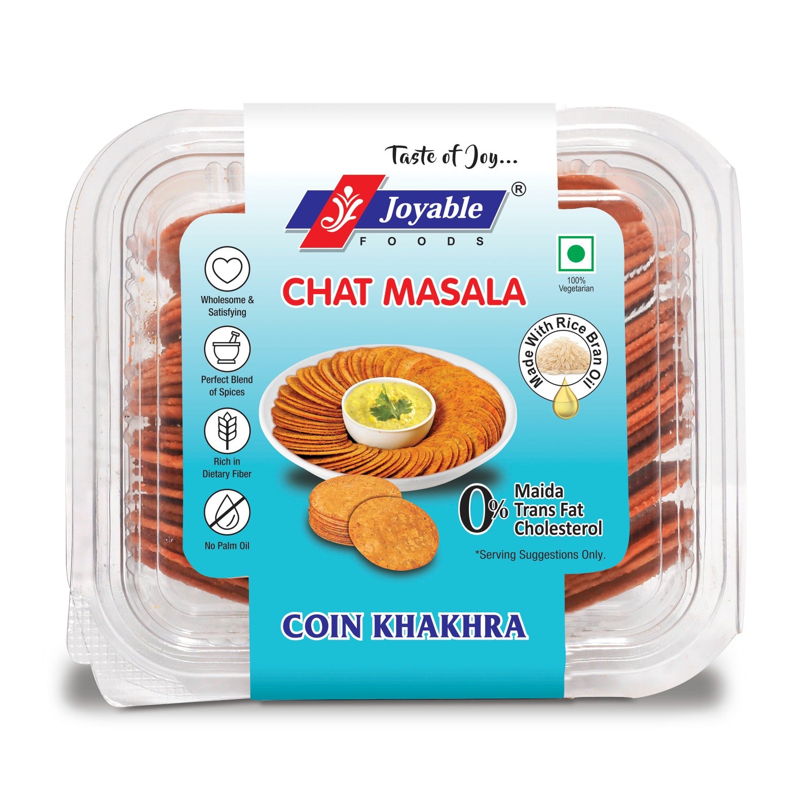 Chat Masala Coin Khakhra