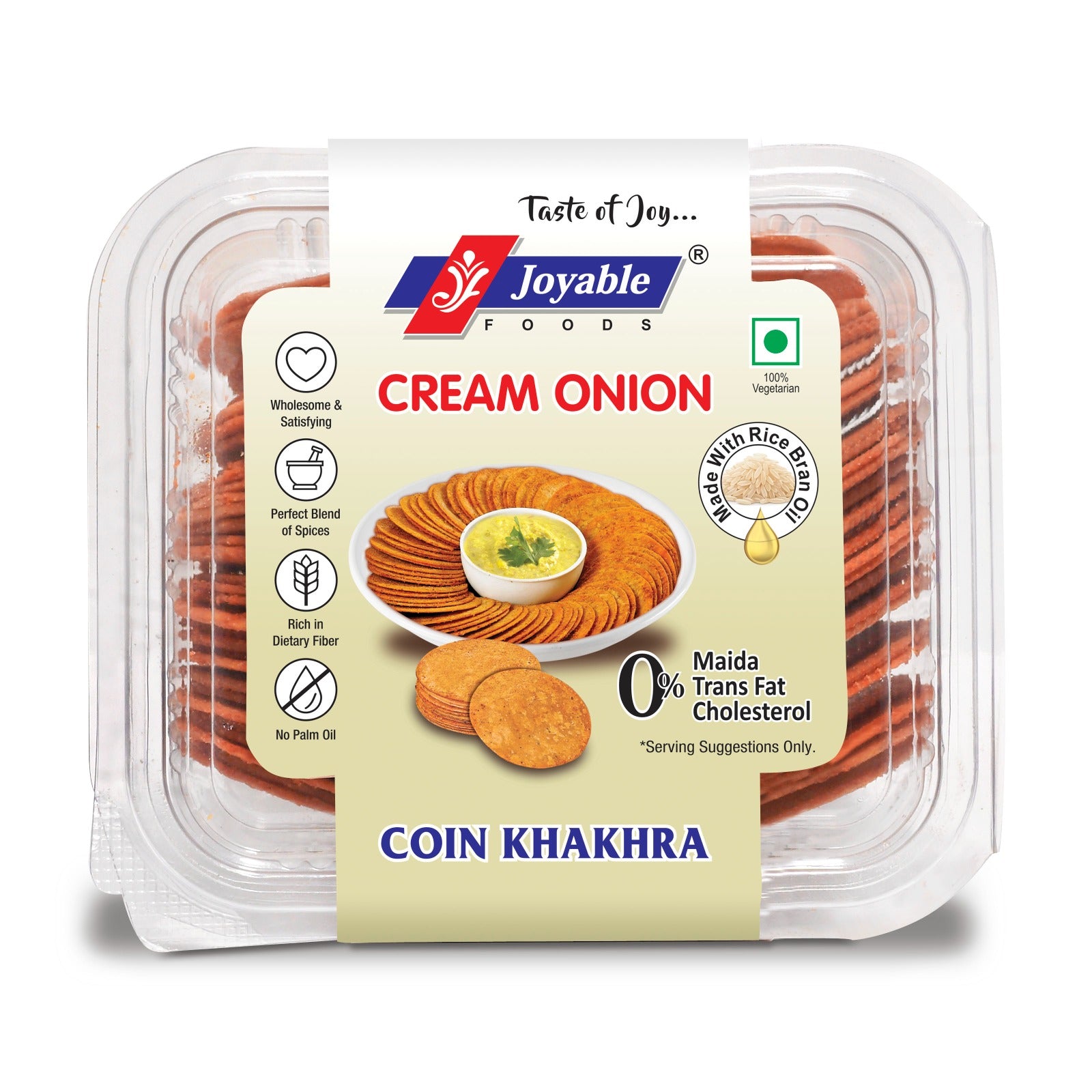 Cream Onion Cion Khakhra