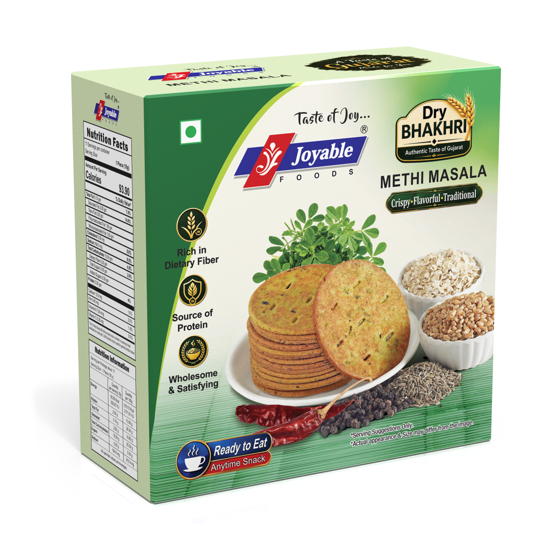 Methi Masala Bhakhri